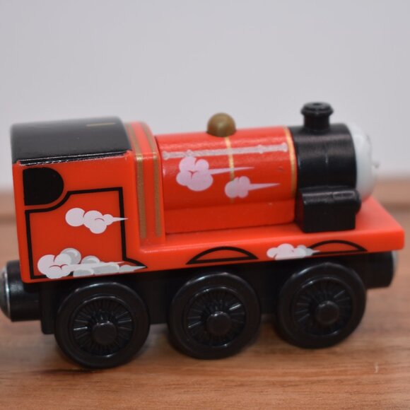 James & Tender Roll & Whistle Fisher-Price Thomas & Friends Wooden Railway 2012 - Picture 3 of 5